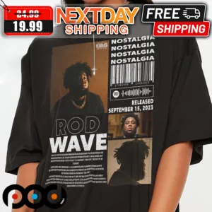 Rod Wave Nostalgia Tour Album Rap 90s Shirt