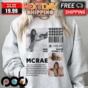 Tate McRae Greedy Album Shirt