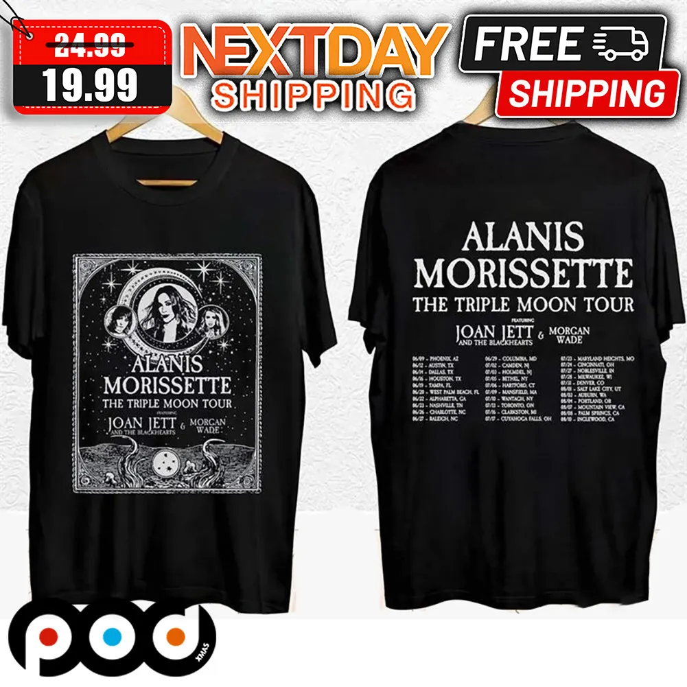 Alanis Morissette The Triple Moon Tour 2024 Shirt