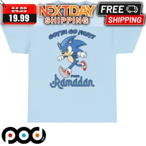 Sonic Gotta Go Fast For Ramadan Shirt