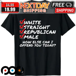 White Straight Republican Male Shirt