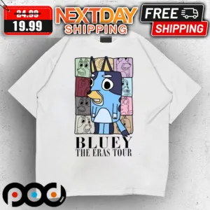 Bluey Taylor The Eras Tour Shirt