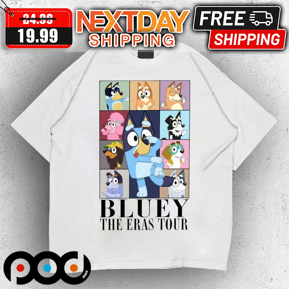 Bluey The Eras Tour Shirt