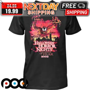 Venom Halloween Horror Nights Islands of Fear 2002 shirt
