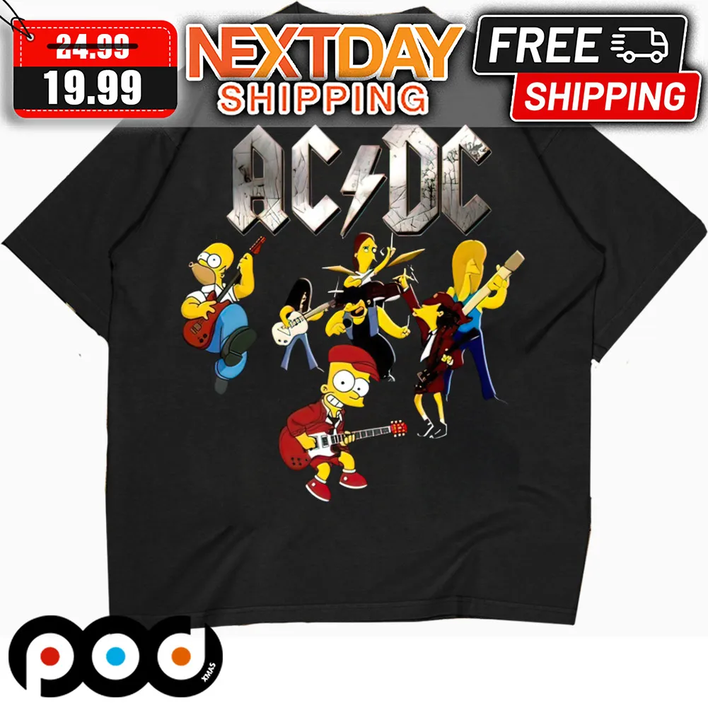 ACDC The Simpsons Shirt