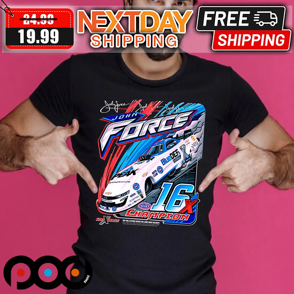 John Force Racing 16x Champion Shirt