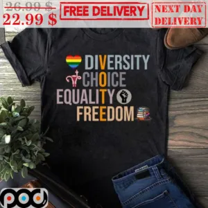 Woman Vote Diversity Choice Equality Freedom Shirt