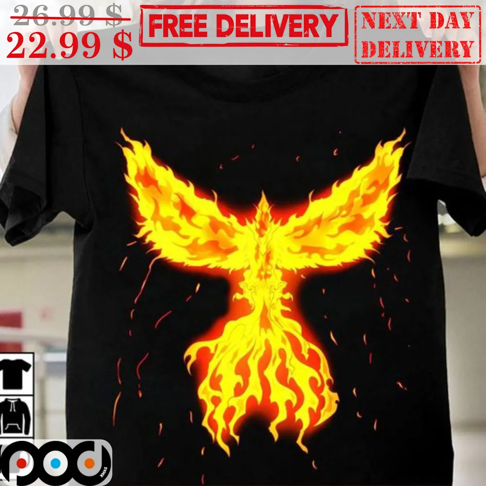 Phoenix Fire Fly Graphic Shirt