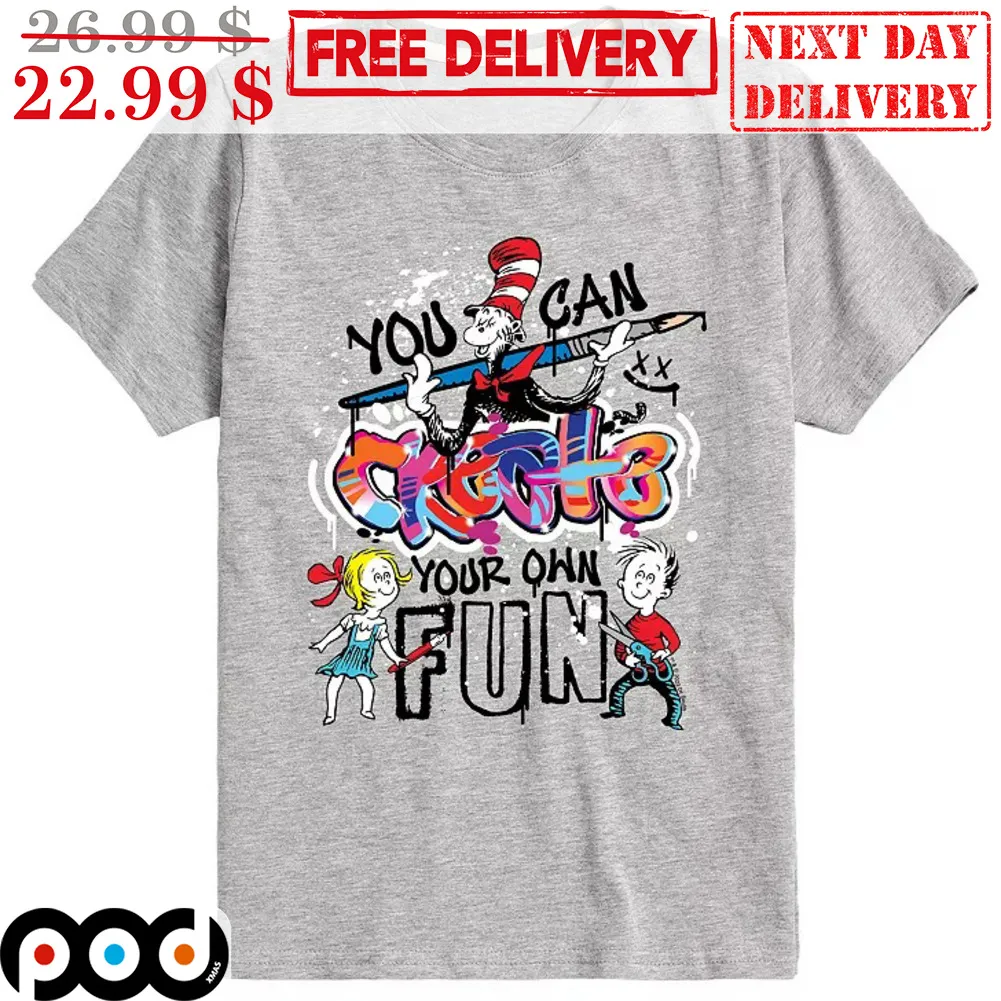 Cat In The Hat You Can Create Your Own Fun Shirt