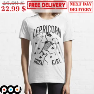 Lepricorn Irsih Girl St Patrick's Day Shirt