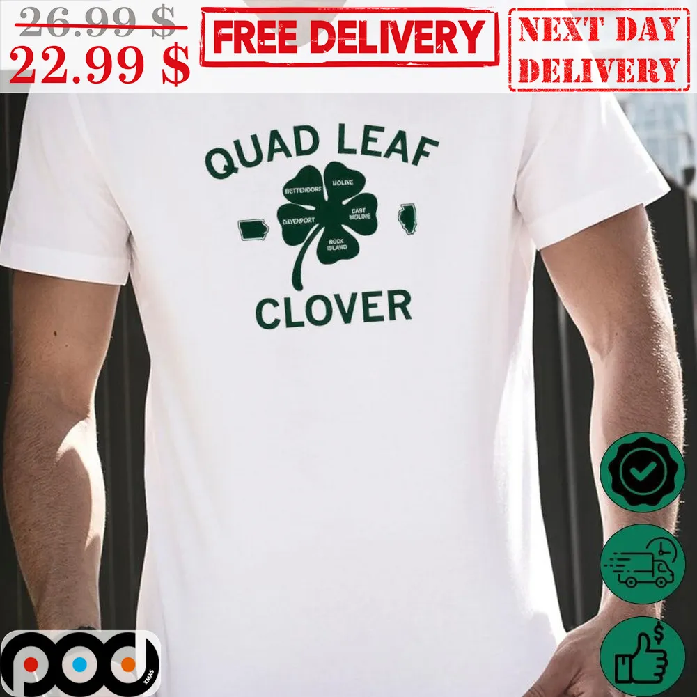 Quad Leaf Clover St Patrick's Day Shirt