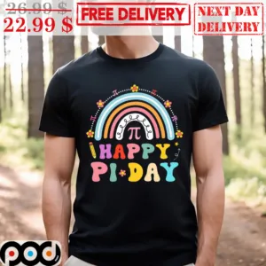 Happy Pi Day Rainbow Math Shirt