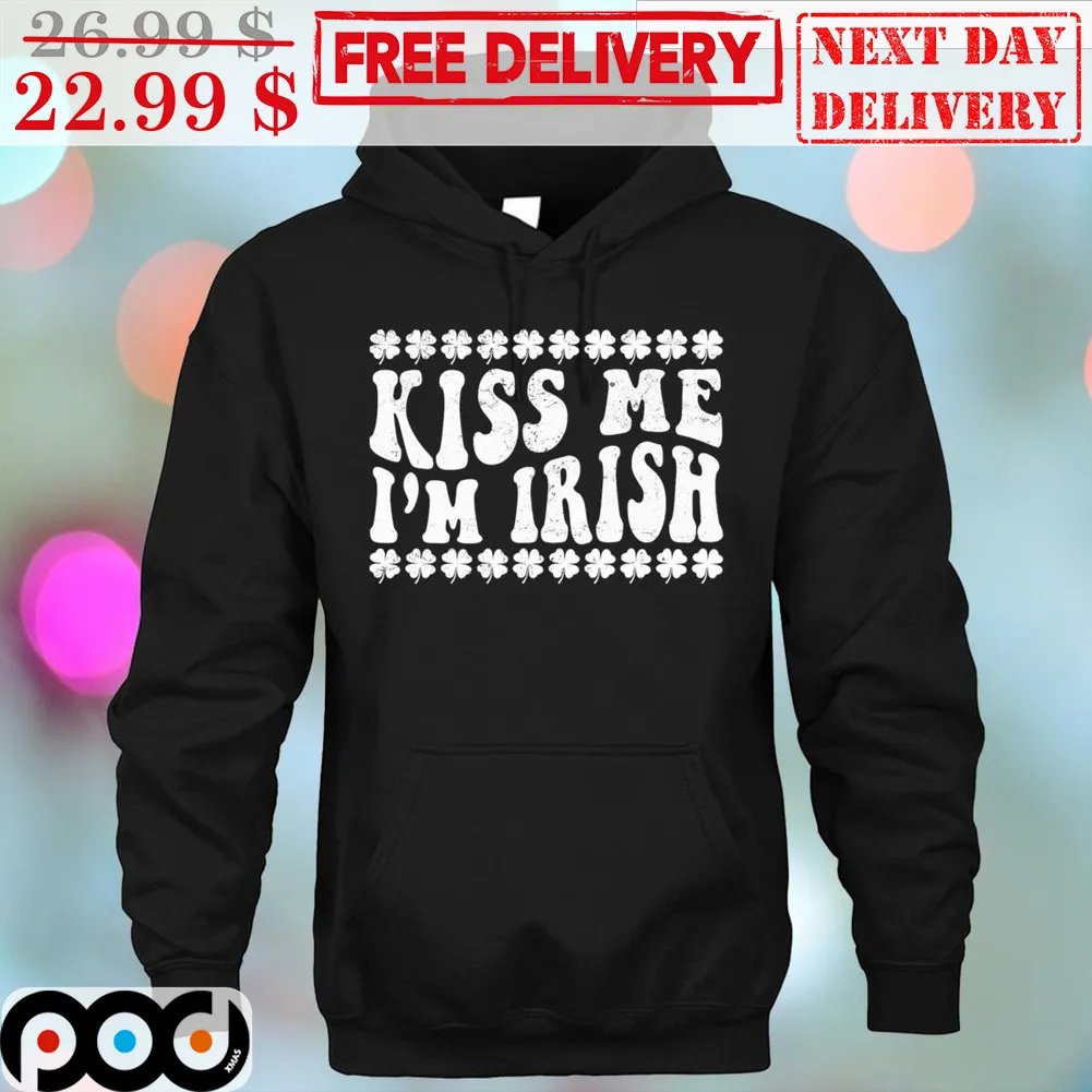 Kiss Me I'm Irish St Patrick's Day Vintage Shirt