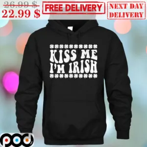 Kiss Me I'm Irish St Patrick's Day Vintage Shirt