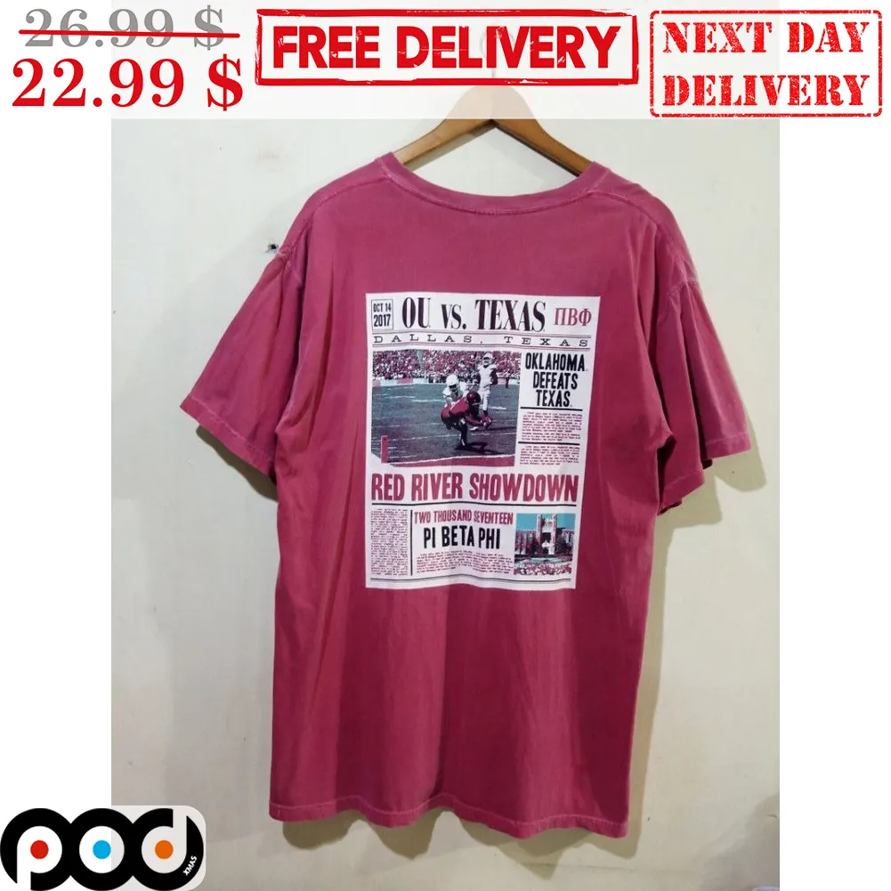 Ou Vs Texas Oklahoma Defeats Texas Red River Showdown Shirt