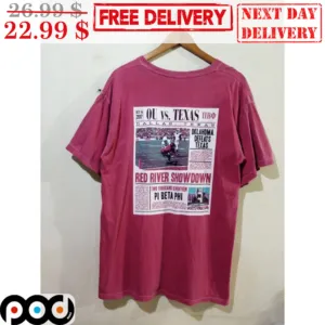Ou Vs Texas Oklahoma Defeats Texas Red River Showdown Shirt