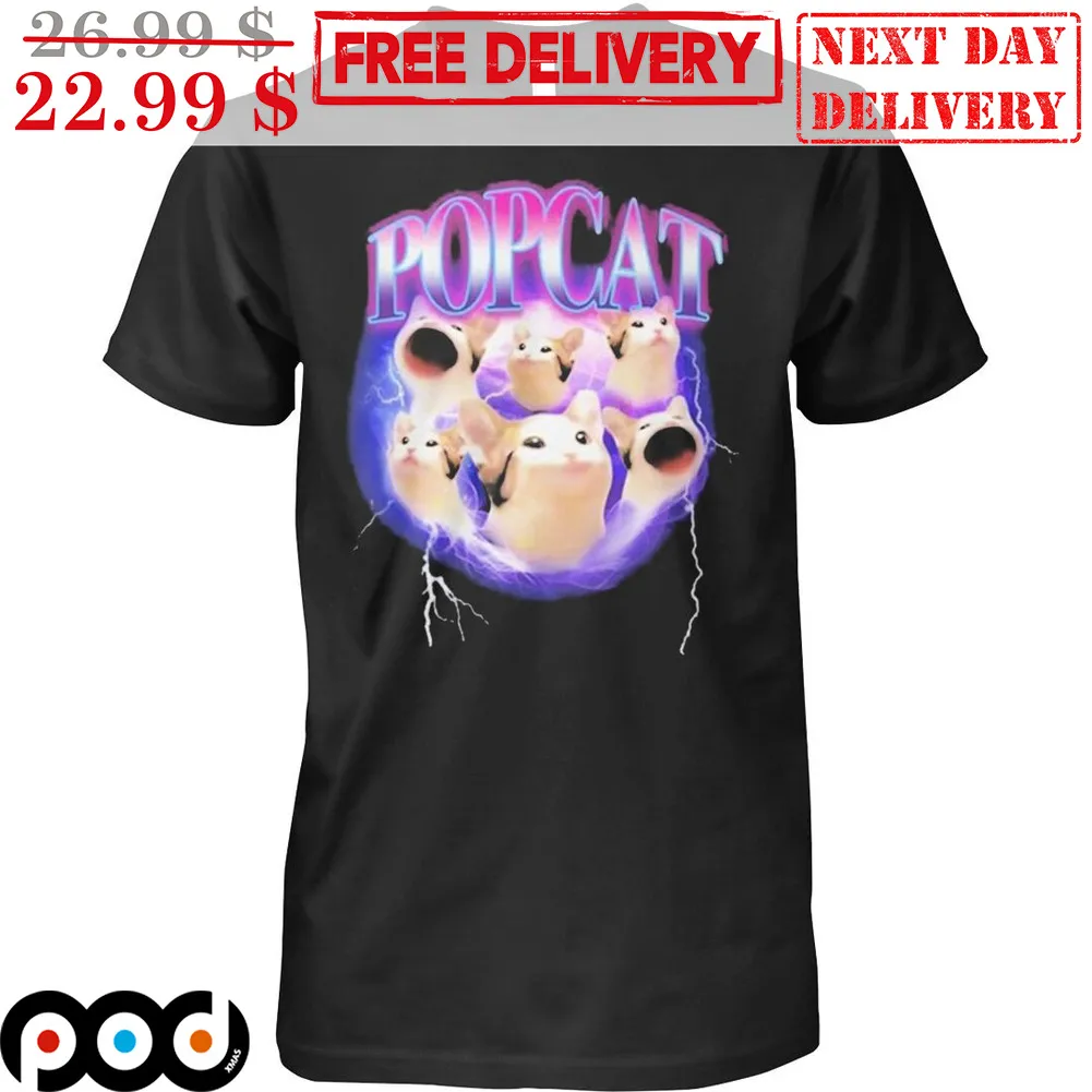 Cat Meme Popcat Shirt