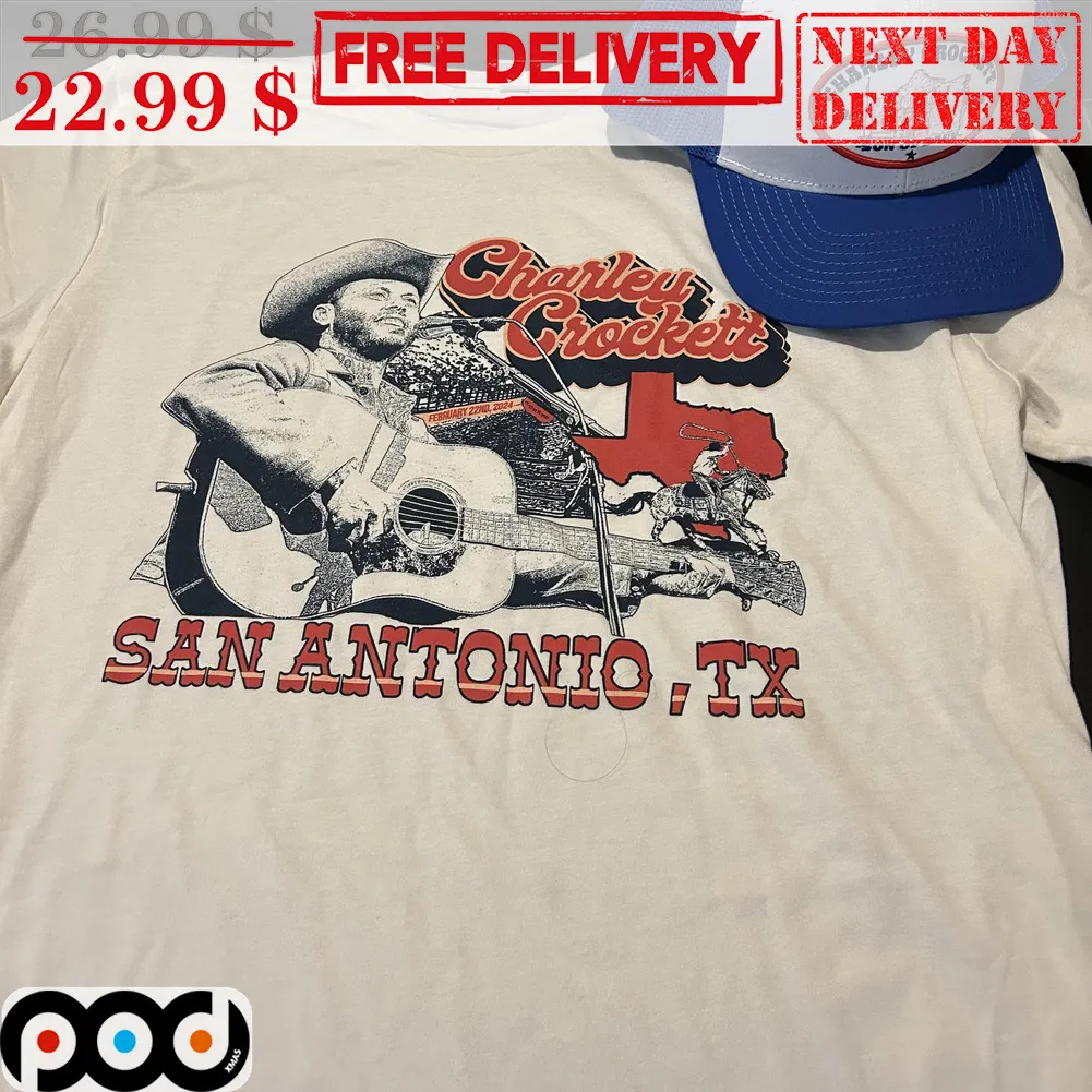 Charley Crockett San Antonio TX Country Music Shirt