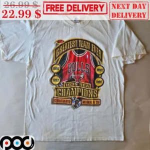 Chicago Bulls Greatest Team Ever 1996 NBA Champions Shirt