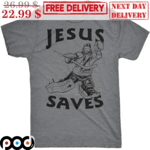 Hockey Jesus Saves Shirt