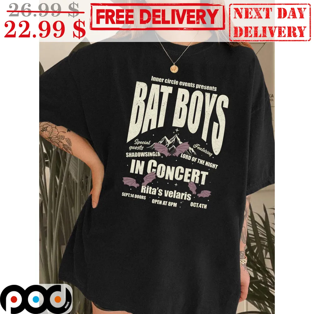 Inner Circle Events Presents Bat Boys In Concert Shirt