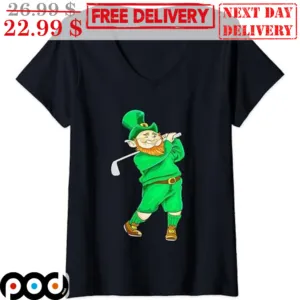 Irish Golfer St Patrick's Day Shirt