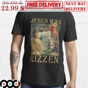 Jesus Has Rizzen Vintage Shirt