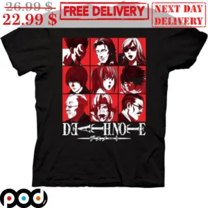 Death Note All Characters Anime Shirt