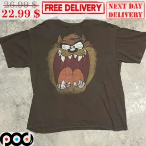Taz-Mania Looney Tunes Cartoon Vintage Shirt
