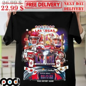 Welcome To Fabulous Las Vegas Super Bowl LVII Make History Again Signature Shirt