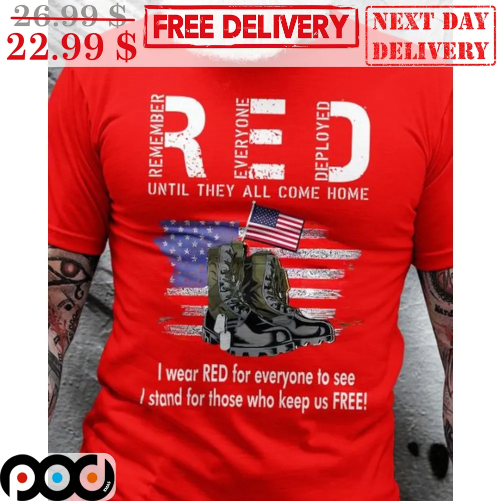Remember Everyone Deployed Until They All Come Home Shirt