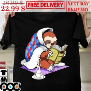 I Love Sloth Read Book Shirt