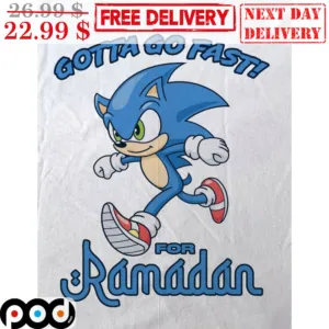 Sonic Gotta Go Fast For Ramadan Shirt