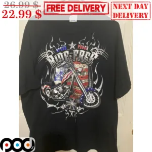 Motorcycle Speed Power Ride Free Vintage Shirt