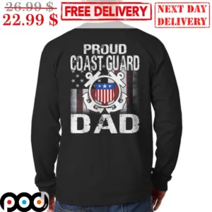 Proud Coast Guard Dad Vintage Shirt