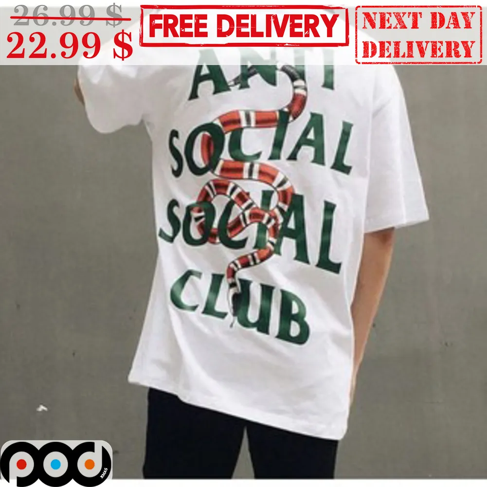 Snake Anti Social Club Shirt