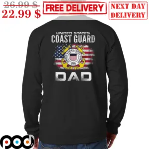 United States Coast Guard Dad Vintage Shirt