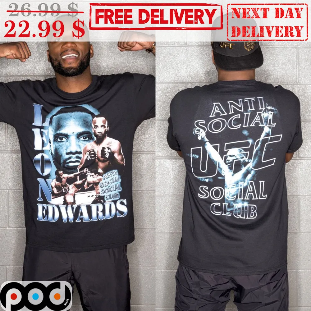Lone Edwards Anti Social Club UFC Shirt