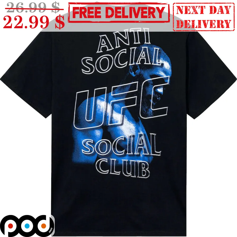 Jon Jones UFC Anti Social Club Shirt