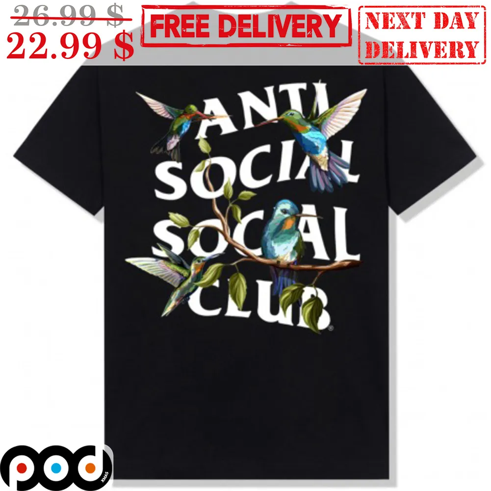 Hummingbird Anti Social Club Shirt