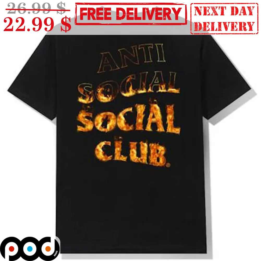 Fire Anti Social Club Shirt