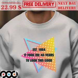 Eat 1984 It Took Me 40 Years To Look This Good Retro Shirt