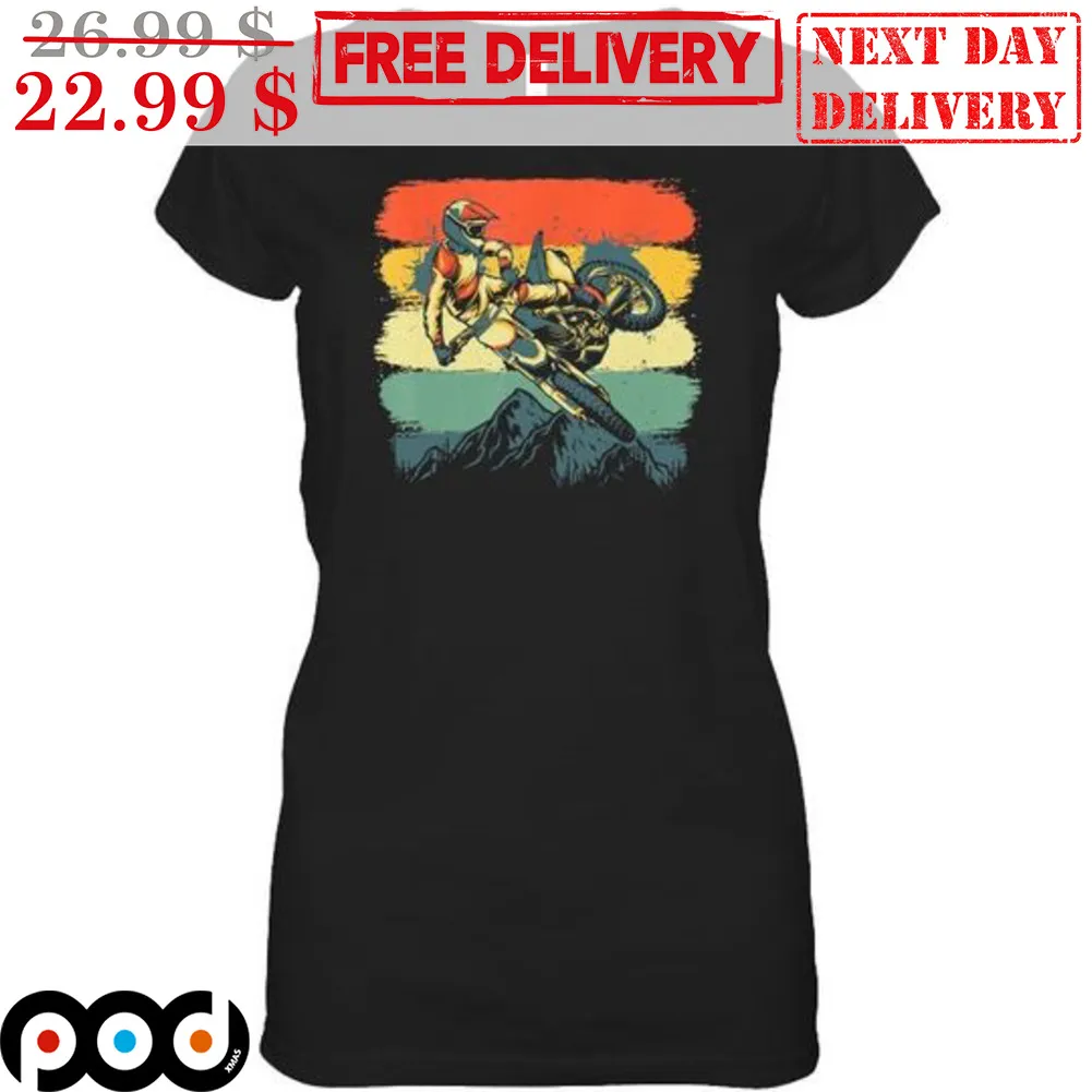 Biker Dirt Bike Vintage Shirt