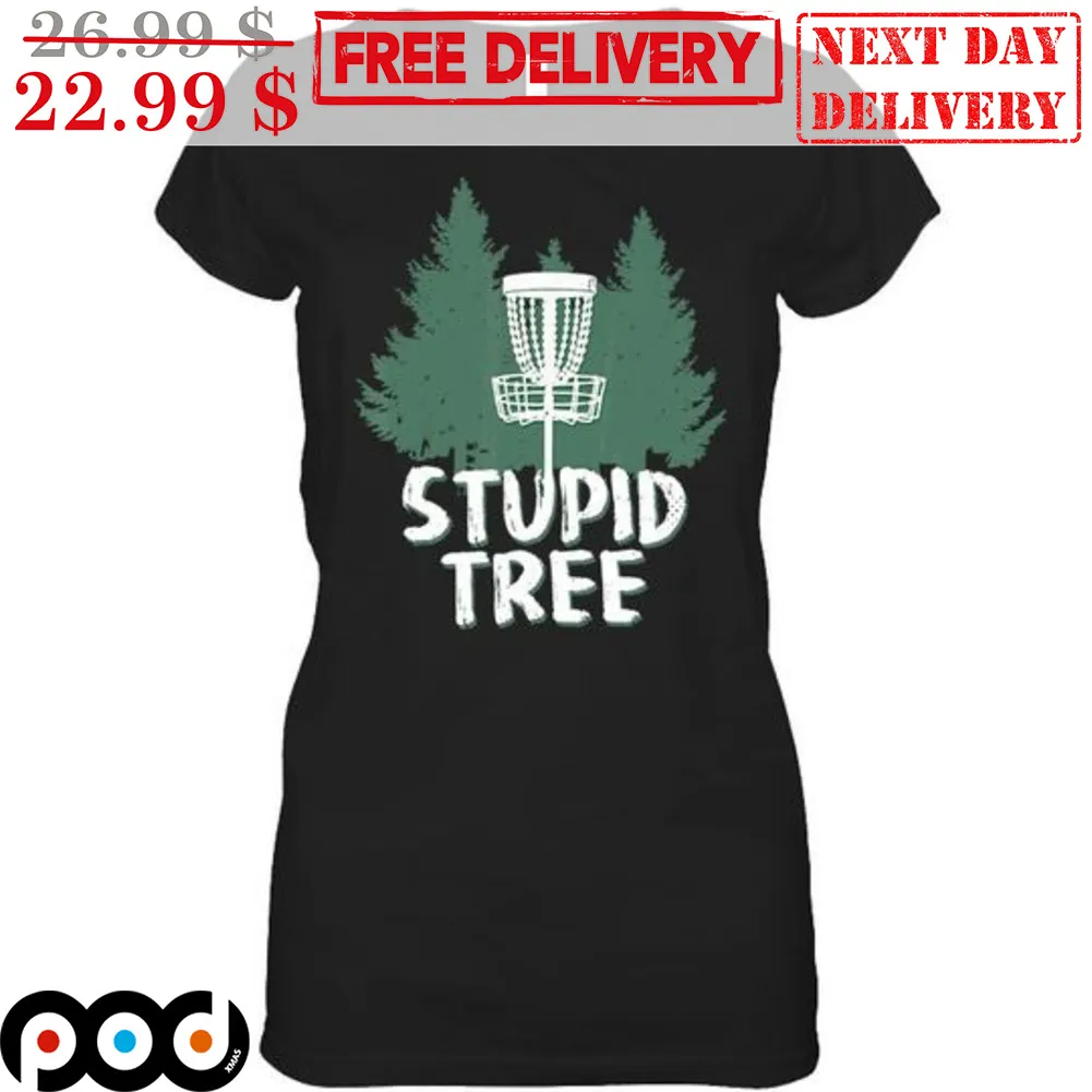 Disc Golf Stupid Tree Vintage Shirt