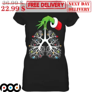 Grinch Hand Lung Light Christmas Shirt