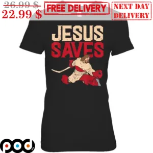 Jesus Saves Hockey Vintage Shirt