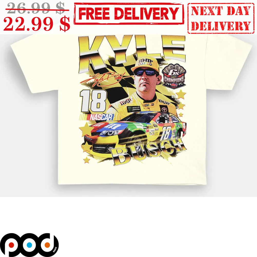 Kyle Busch 18 NASCAR Cup Series Signature Shirt