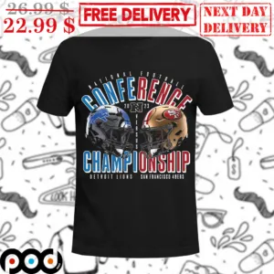 National Football Conferenge 2023 Championship Detroit Lions San Francisco 49ers Shirt