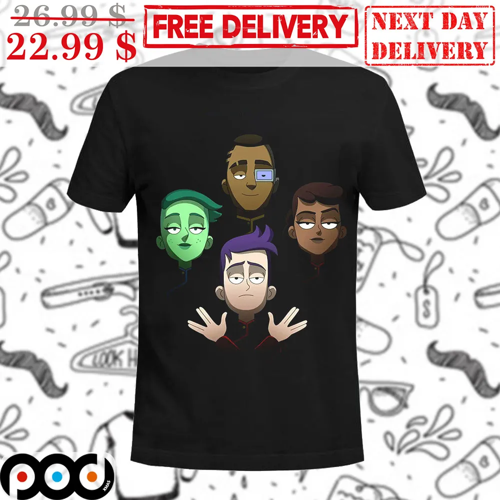 Star Trek Lower Decks Characters Shirt