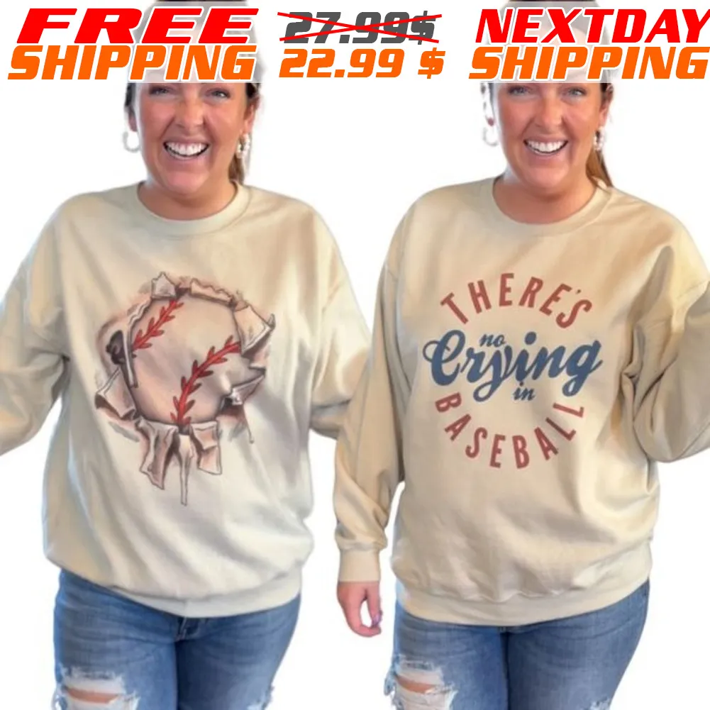 There's No Crying In Baseball Shirt